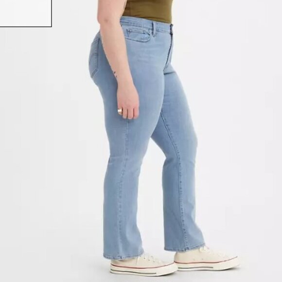 Levi's Classic Bootcut Women's Jeans Size 20W Plus Size Light Wash NWT - Picture 3 of 3